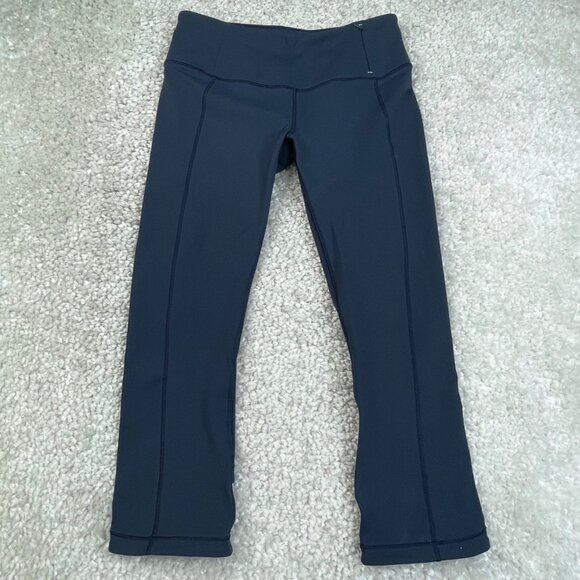 CALIA Navy Blue Tulip Hem Capri Legging - Picture 2 of 11